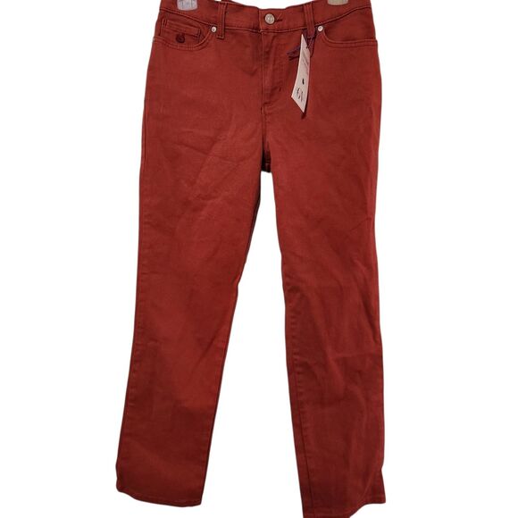 Gloria Vanderbilt Denim - Gloria Vanderbilt Jeans Size 8 Petite Autumn Blaze Color Tapered Leg.